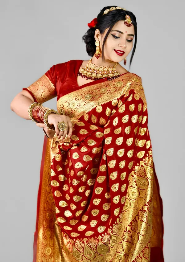 Weaver_Store_Woven_Banarasi_Art_Silk_Saree_(Maroon)