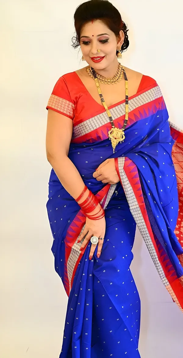 Weaver_Store_Woven_Banarasi_Art_Silk_Saree_(Blue)