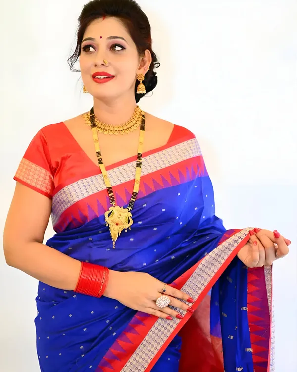 Weaver_Store_Woven_Banarasi_Art_Silk_Saree_(Blue)