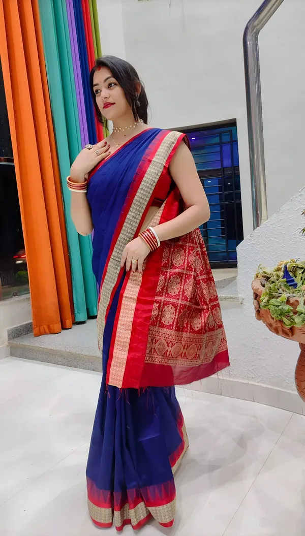 Weaver_Store_Woven_Banarasi_Art_Silk_Saree_(Blue)