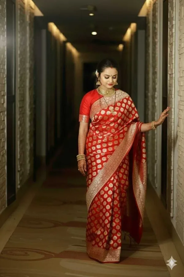 Weaver_Store_Woven_Banarasi_Art_Silk_Saree_(Red)