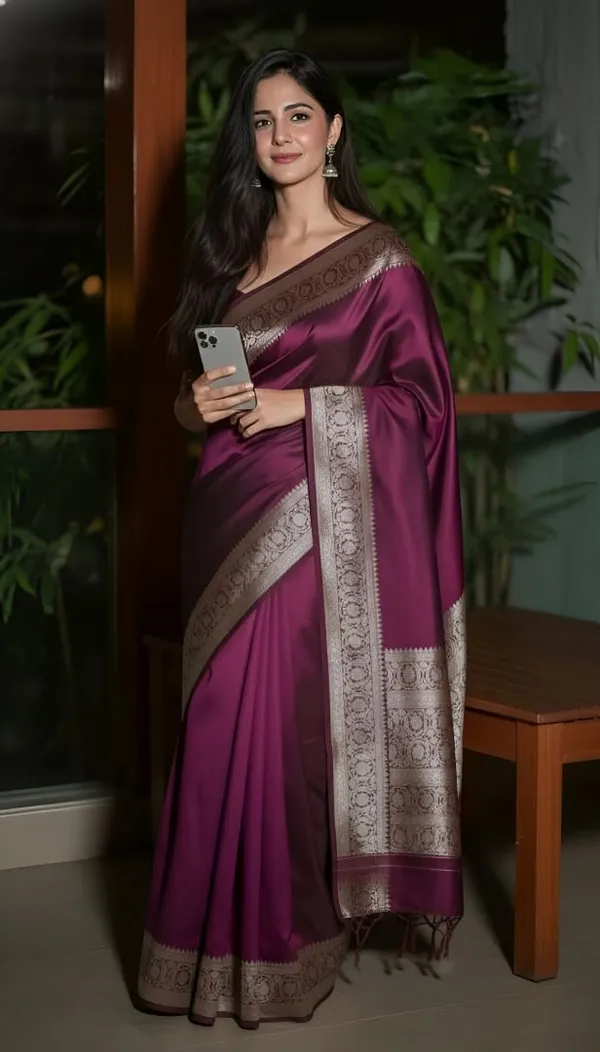 Weaver_Store_Woven_Banarasi_Art_Silk_Saree_(Purple)