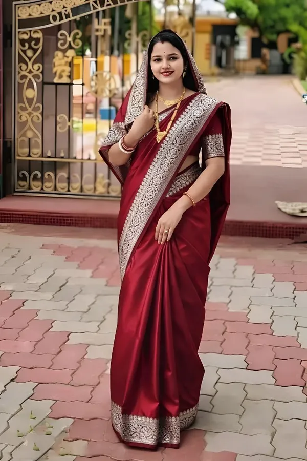 Weaver_Store_Woven_Banarasi_Art_Silk_Saree_(Maroon)