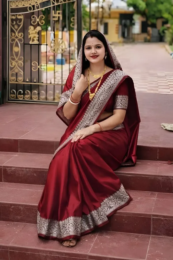 Weaver_Store_Woven_Banarasi_Art_Silk_Saree_(Maroon)