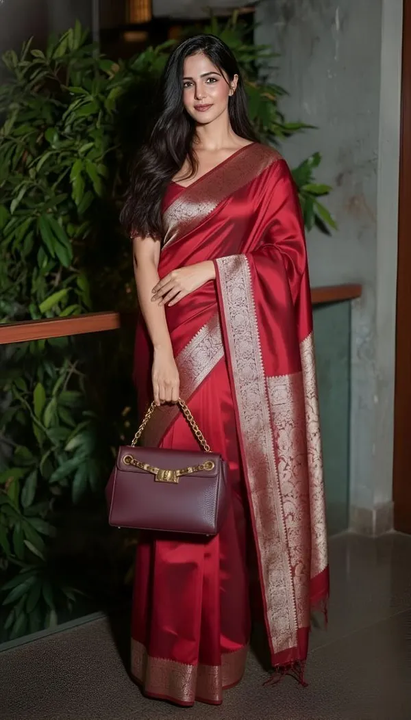 Weaver_Store_Woven_Banarasi_Art_Silk_Saree_(Red)