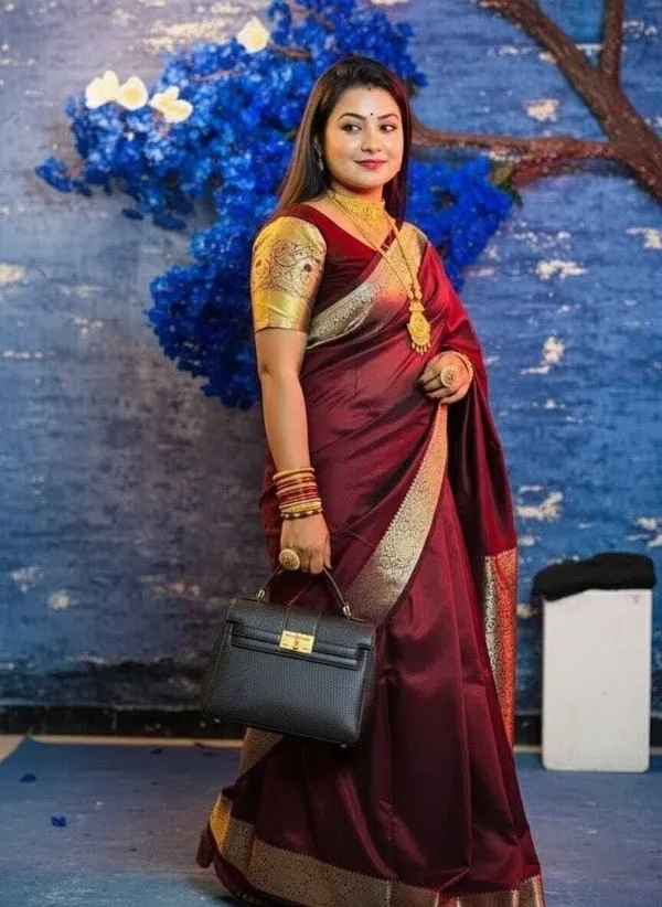 Weaver_Store_Woven_Banarasi_Art_Silk_Saree_(Maroon)