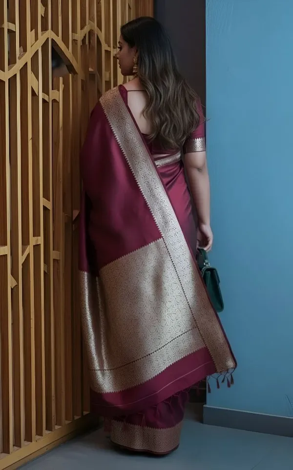 Weaver_Store_Woven_Banarasi_Art_Silk_Saree_(Maroon)
