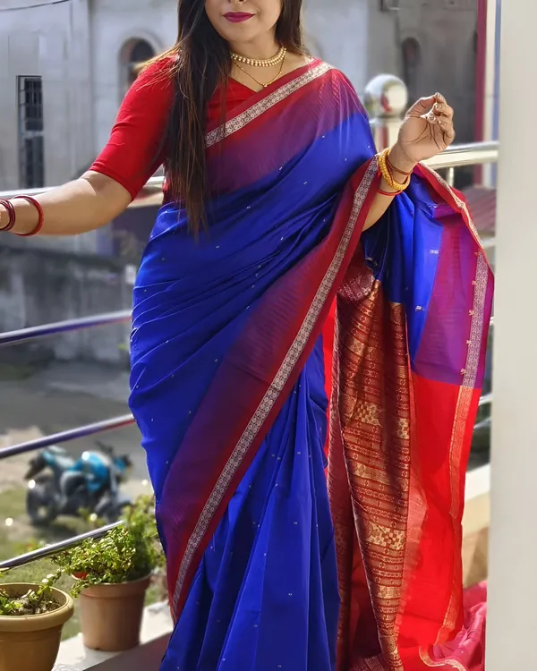 Weaver_Store_Woven_Banarasi_Art_Silk_Saree_(Blue)