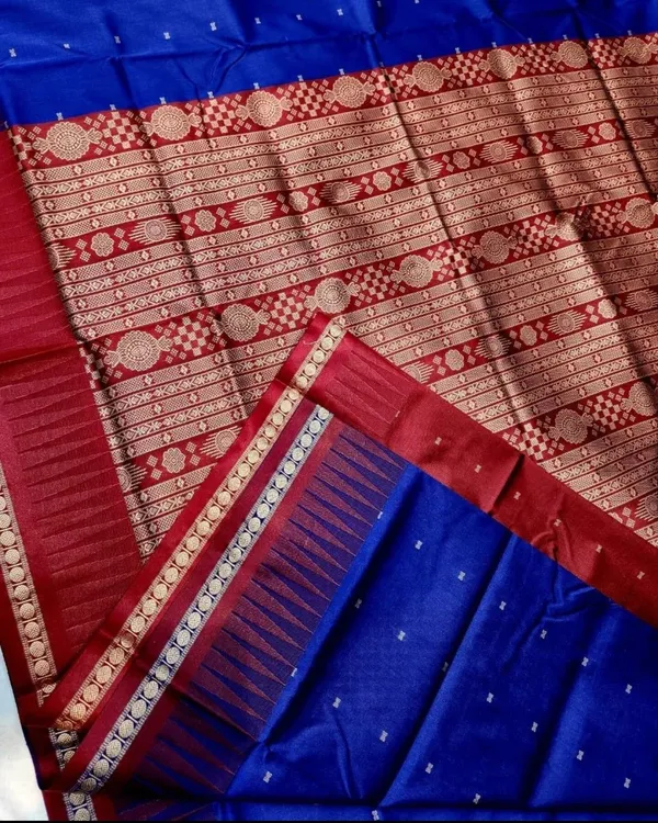 Weaver_Store_Woven_Banarasi_Art_Silk_Saree_(Blue)