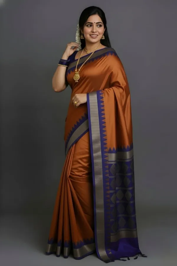 Weaver_Store_Woven_Banarasi_Art_Silk_Saree_(Orange)