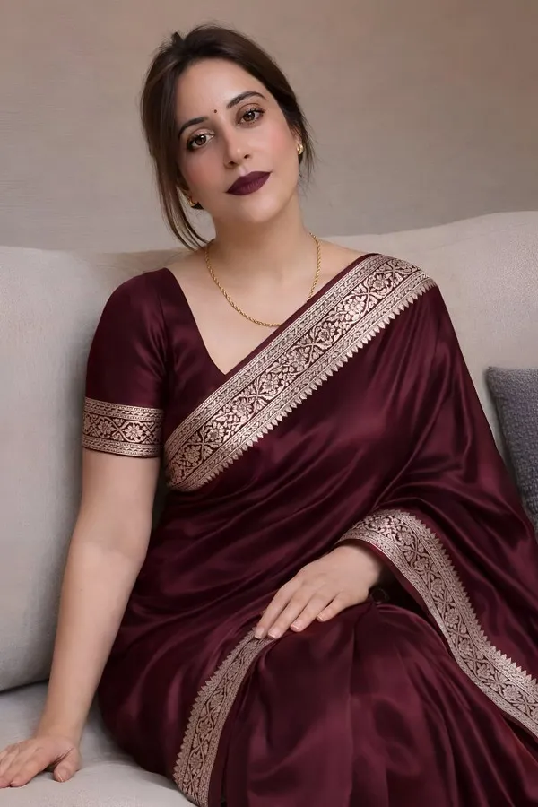 Weaver_Store_Woven_Banarasi_Art_Silk_Saree_(Maroon)