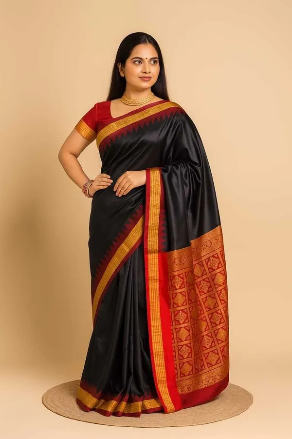 Weaver_Store_Woven_Banarasi_Art_Silk_Saree_(Black)