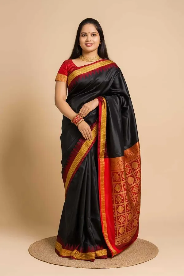 Weaver_Store_Woven_Banarasi_Art_Silk_Saree_(Black)