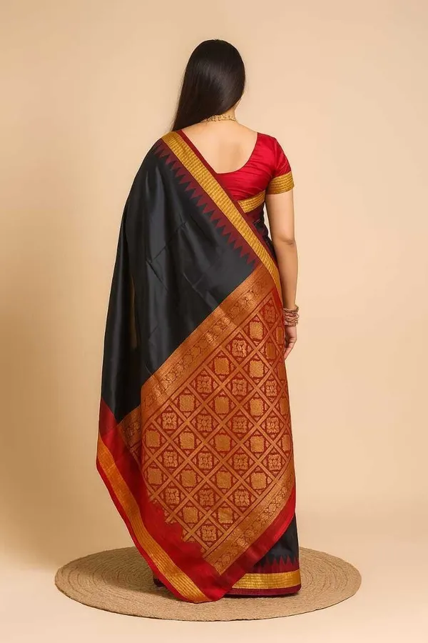 Weaver_Store_Woven_Banarasi_Art_Silk_Saree_(Black)