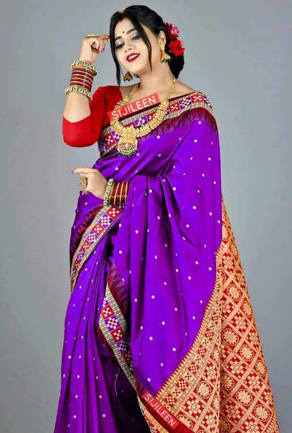 Weaver_Store_Woven_Banarasi_Art_Silk_Saree_(Purple)