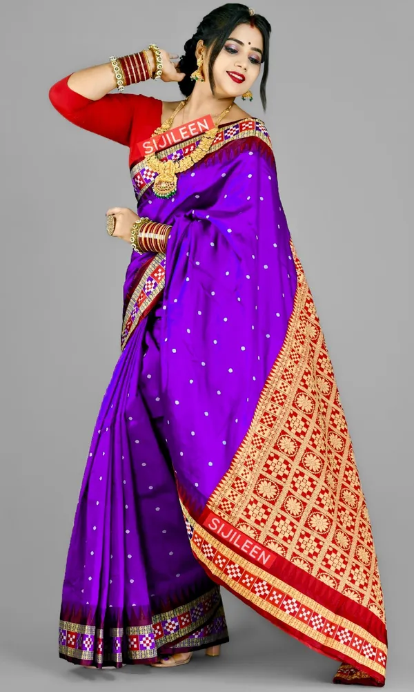 Weaver_Store_Woven_Banarasi_Art_Silk_Saree_(Purple)