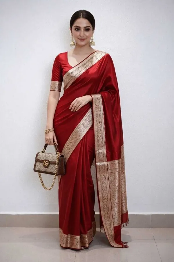 Weaver_Store_Woven_Banarasi_Art_Silk_Saree_(Red)