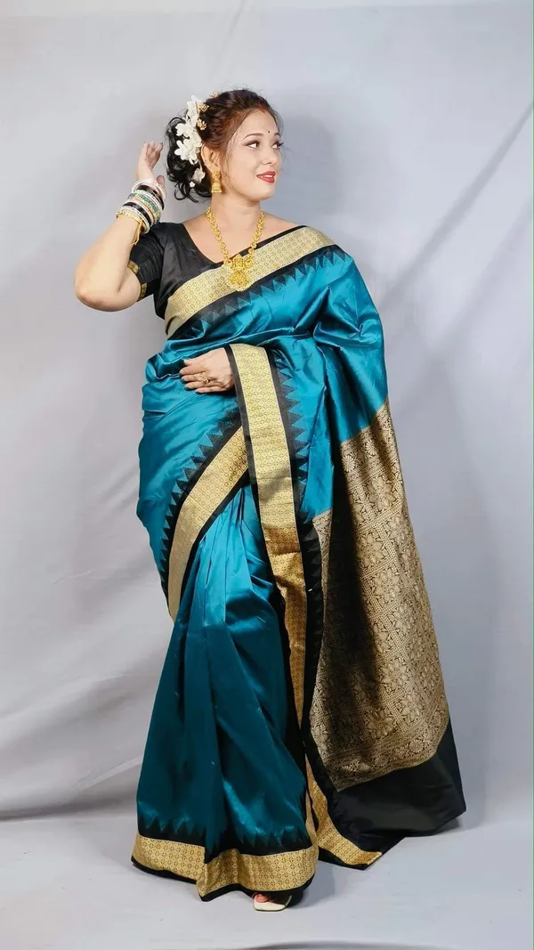 Weaver_Store_Woven_Banarasi_Art_Silk_Saree_(Green)