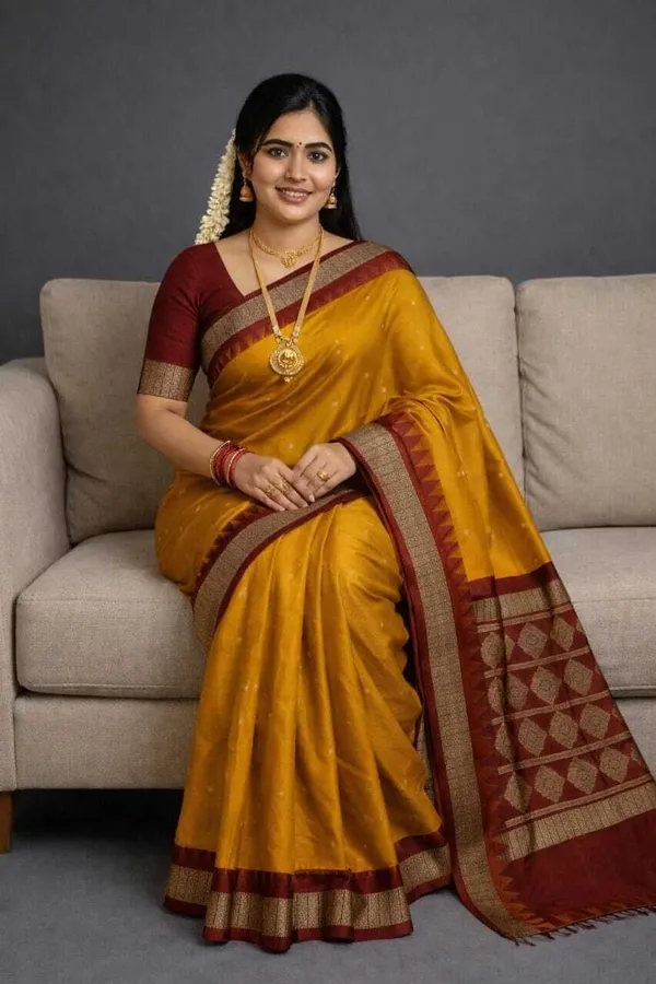 Weaver_Store_Woven_Banarasi_Art_Silk_Saree_(Mustard)
