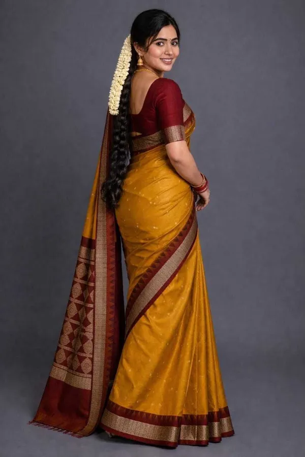 Weaver_Store_Woven_Banarasi_Art_Silk_Saree_(Mustard)