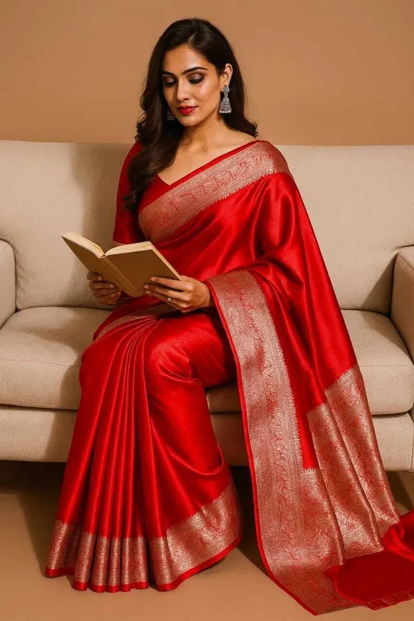 Weaver_Store_Woven_Banarasi_Art_Silk_Saree_(Red)