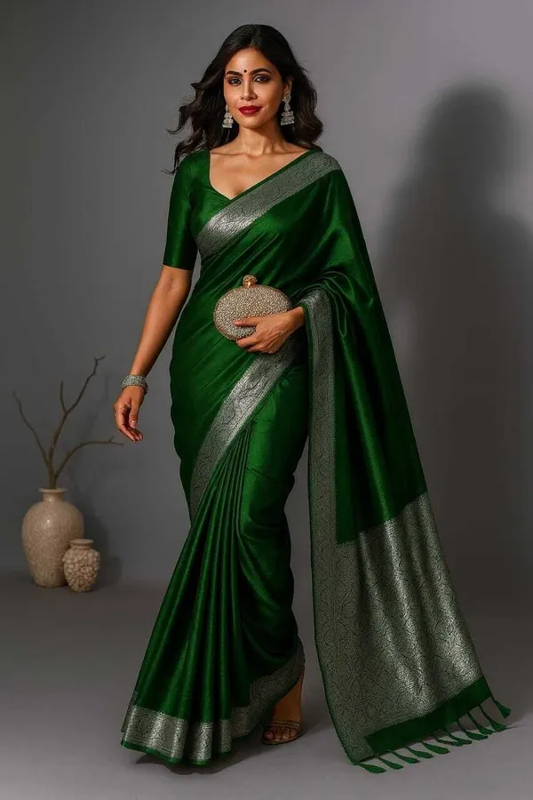 Weaver_Store_Woven_Banarasi_Art_Silk_Saree_(Green)