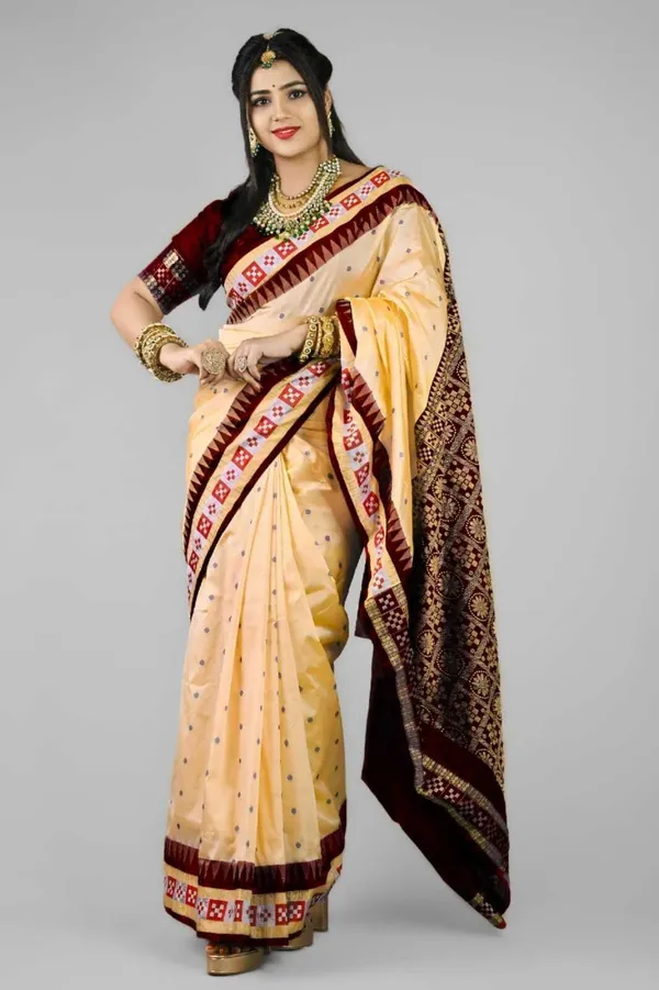 Weaver_Store_Printed_Banarasi_Art_Silk_Saree_(Cream,_Maroon)