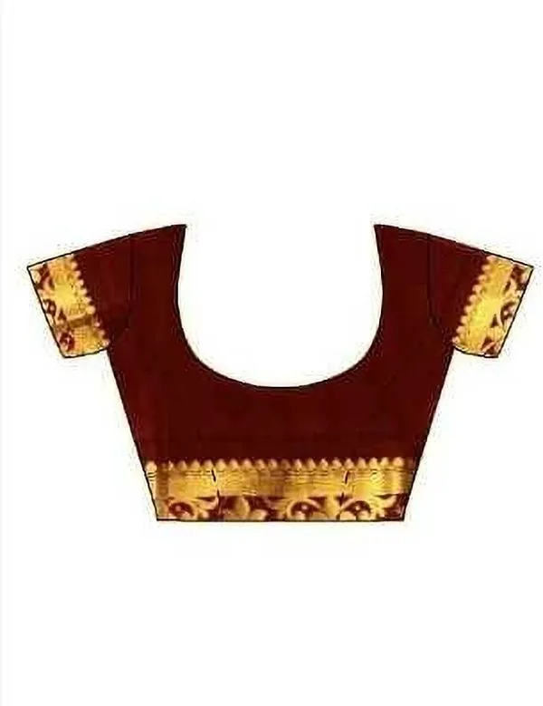 Weaver_Store_Printed_Banarasi_Art_Silk_Saree_(Cream,_Maroon)