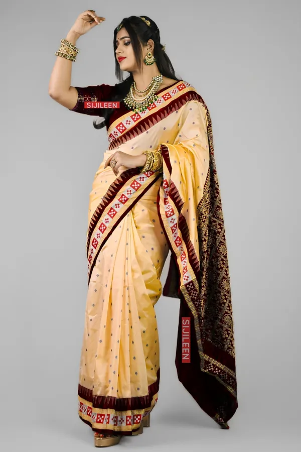 Weaver_Store_Printed_Banarasi_Art_Silk_Saree_(Cream,_Maroon)