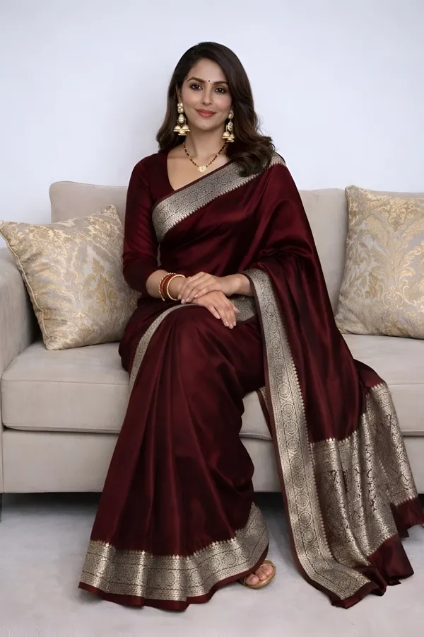 Weaver_Store_Woven_Banarasi_Art_Silk_Saree_(Maroon)