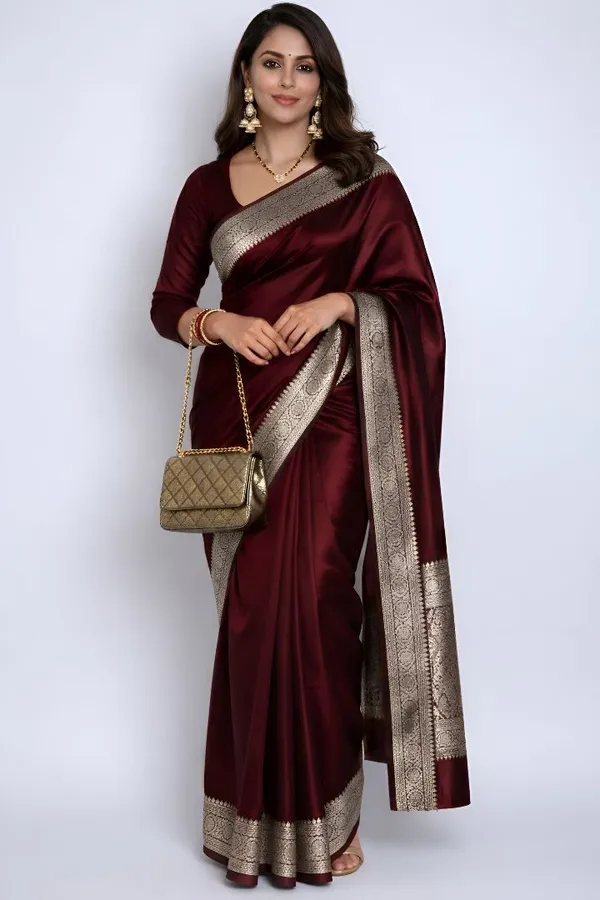 Weaver_Store_Woven_Banarasi_Art_Silk_Saree_(Maroon)