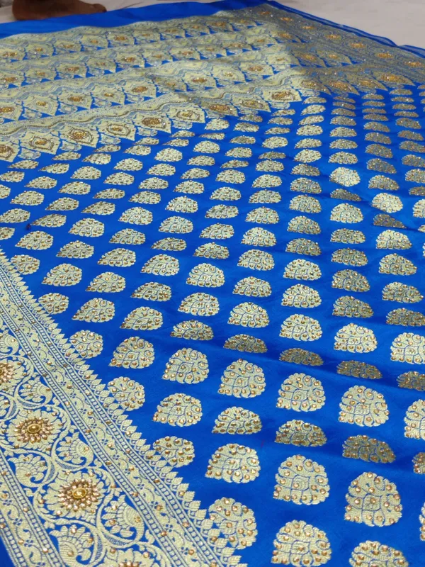 Weaver_Store_Woven_Banarasi_Art_Silk_Saree_(Blue)