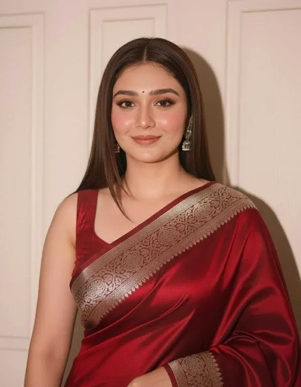 Weaver_Store_Woven_Banarasi_Art_Silk_Saree_(Maroon)