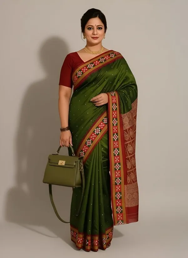 Weaver_Store_Woven_Banarasi_Art_Silk_Saree_(Green)