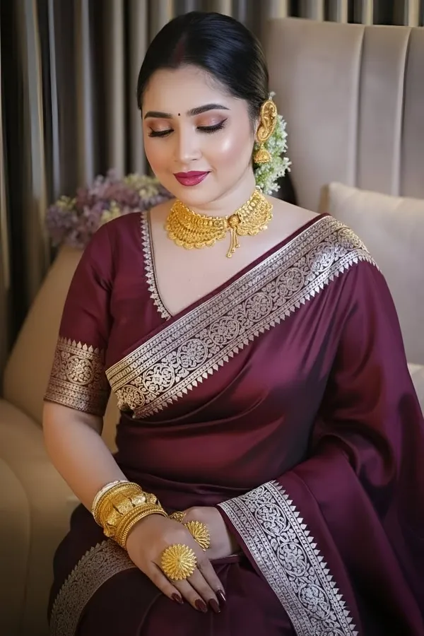Weaver_Store_Woven_Banarasi_Art_Silk_Saree_(Maroon)