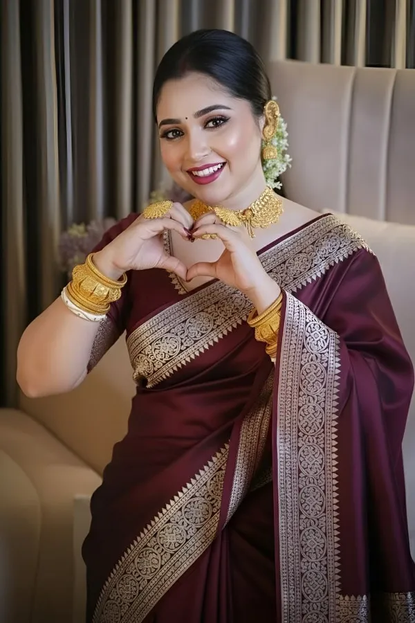 Weaver_Store_Woven_Banarasi_Art_Silk_Saree_(Maroon)