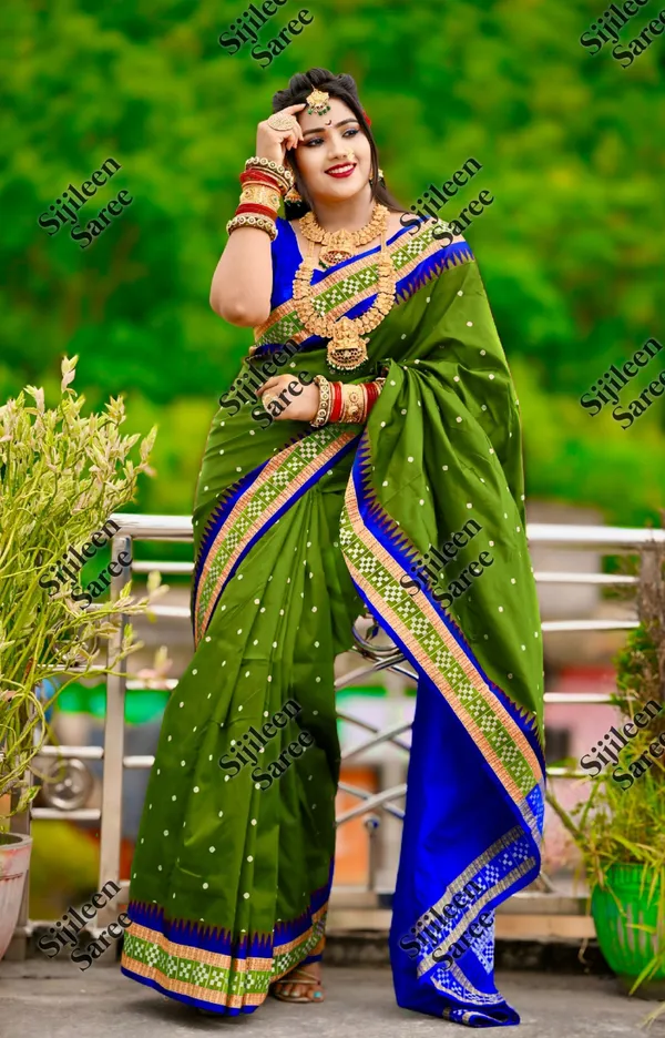 Weaver_Store_Woven_Banarasi_Art_Silk_Saree_(Green)