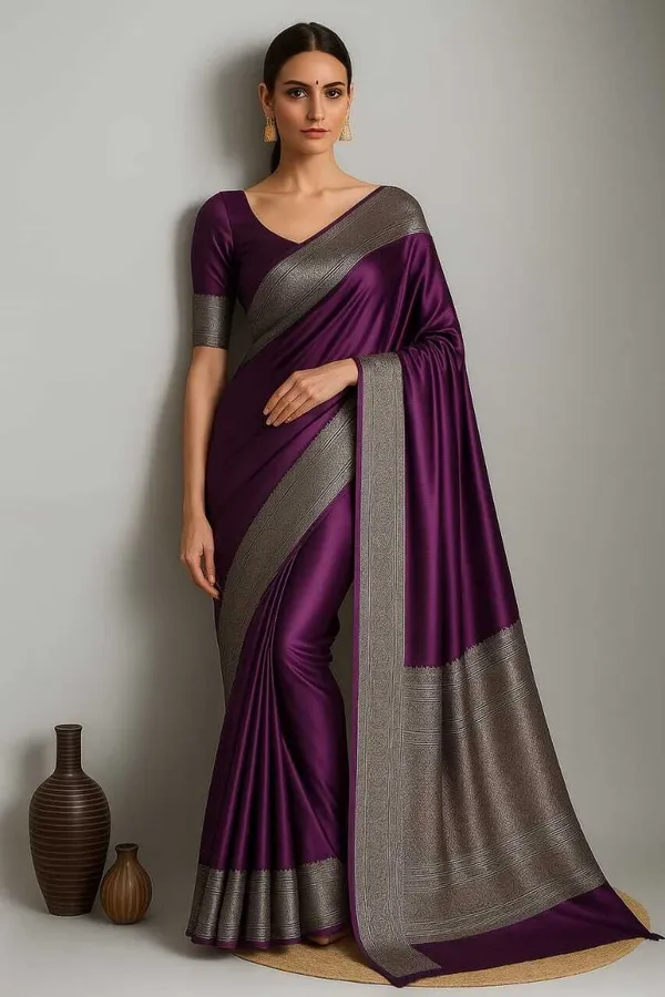 Weaver_Store_Printed_Banarasi_Art_Silk_Saree_(Purple)