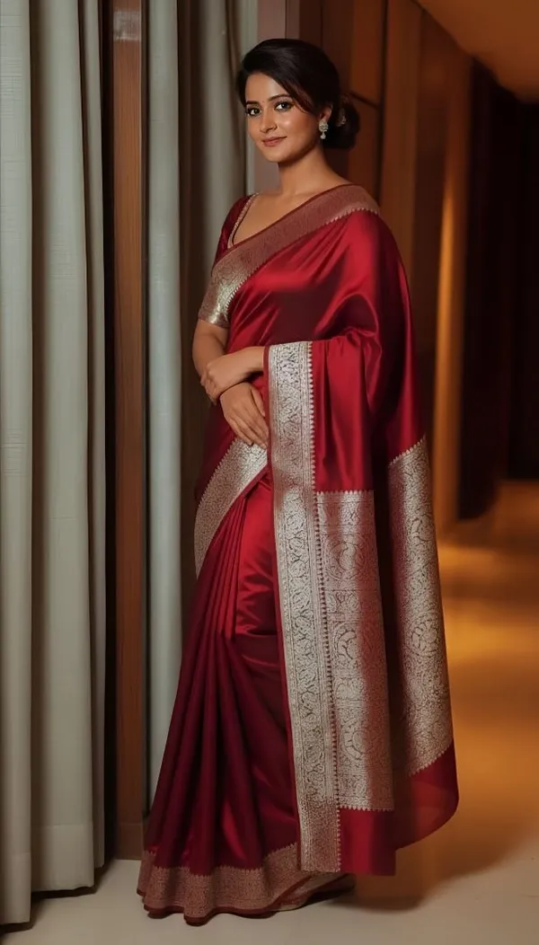 Weaver_Store_Woven_Banarasi_Art_Silk_Saree_(Red)