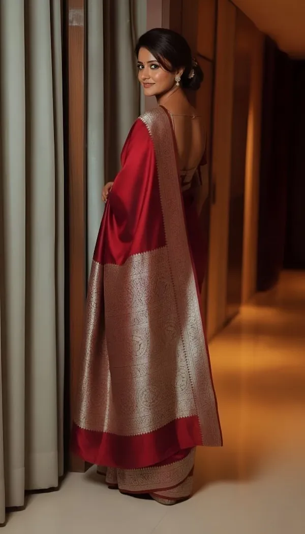 Weaver_Store_Woven_Banarasi_Art_Silk_Saree_(Red)