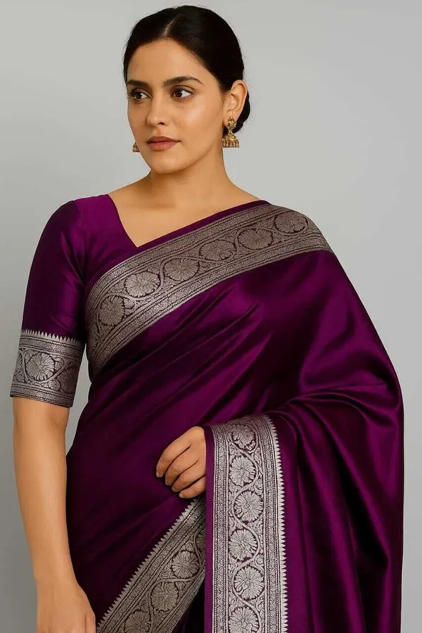 Weaver_Store_Woven_Banarasi_Art_Silk_Saree_(Purple)