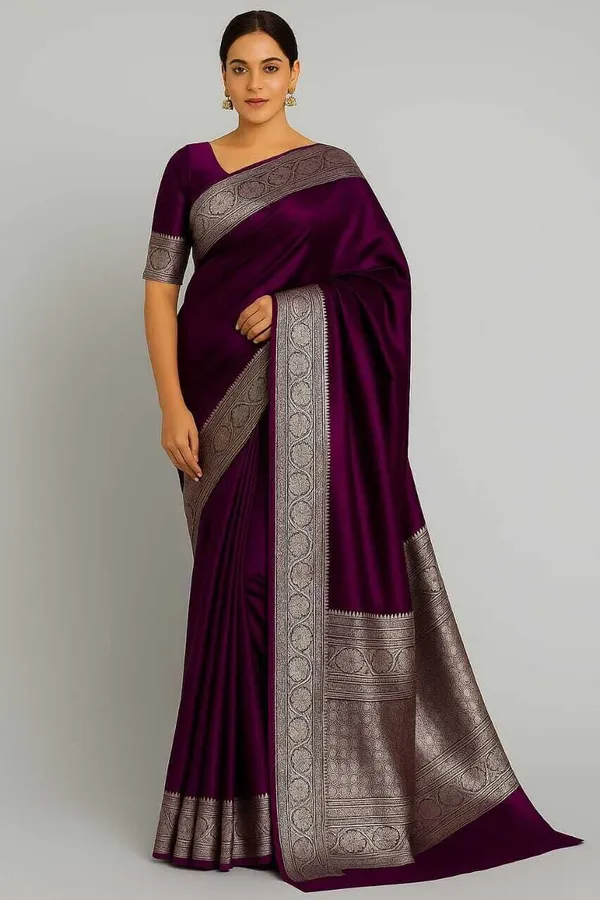 Weaver_Store_Woven_Banarasi_Art_Silk_Saree_(Purple)