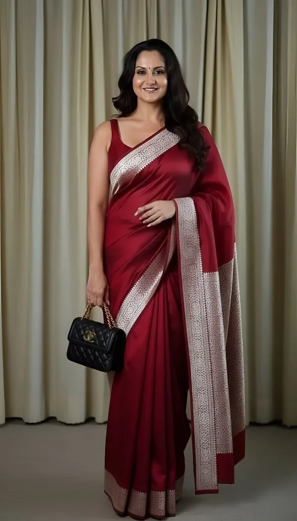 Weaver_Store_Woven_Banarasi_Art_Silk_Saree_(Red)