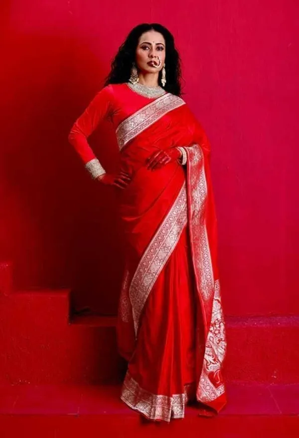Weaver_Store_Woven_Banarasi_Art_Silk_Saree_(Red)
