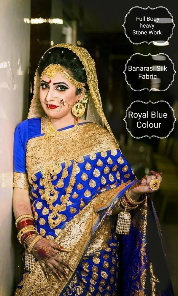 Weaver_Store_Woven_Banarasi_Art_Silk_Saree_(Blue)