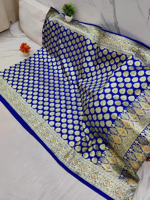Weaver_Store_Woven_Banarasi_Art_Silk_Saree_(Blue)