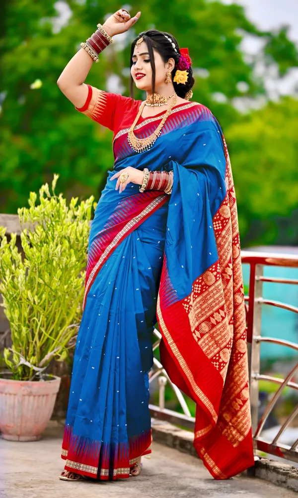 Weaver_Store_Woven_Banarasi_Art_Silk_Saree_(Blue)