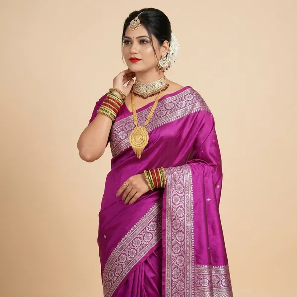 Weaver_Store_Self_Design_Banarasi_Nylon_Saree_(Pink)
