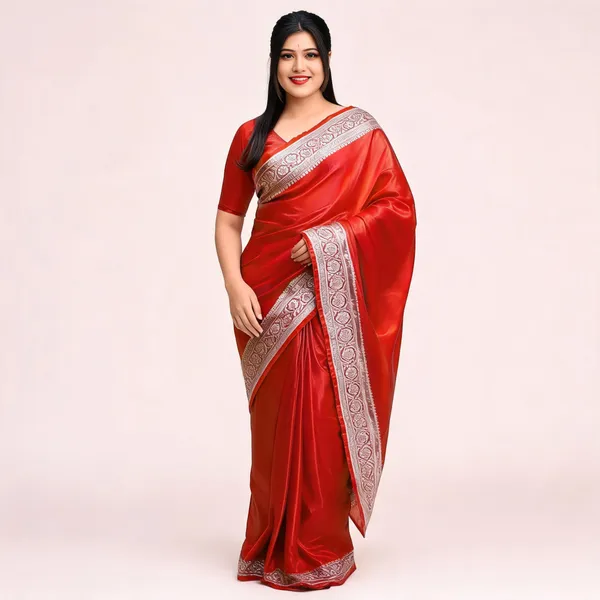 Weaver_Store_Self_Design_Banarasi_Nylon_Saree_(Red)