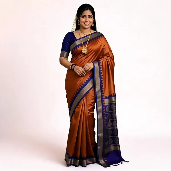 Weaver_Store_Woven_Banarasi_Art_Silk_Saree_(Orange)